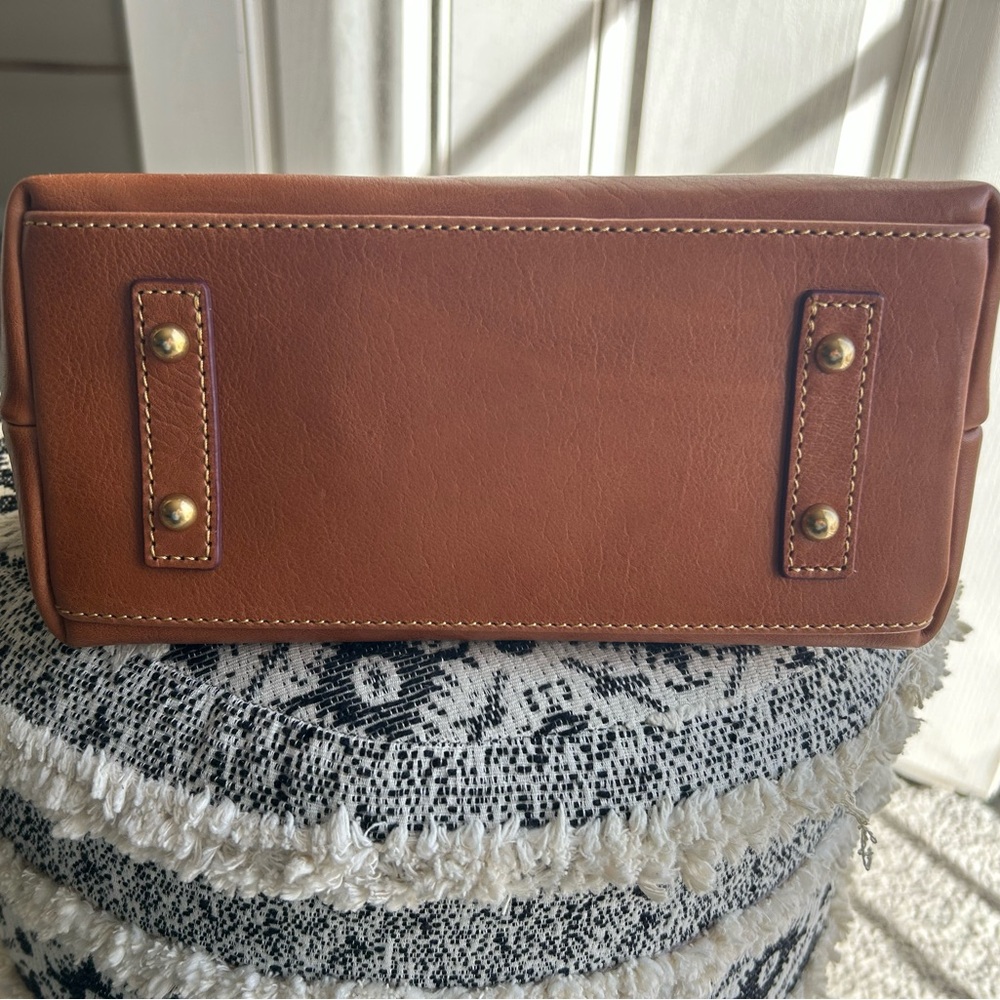 Dooney & Bourke Brown Leather Hobo Bag - Picture 10 of 16